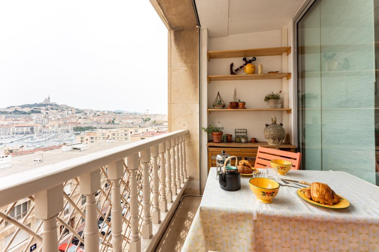 Blue Bay - Superbe Vue Sur Le Vieux Port Apartment Marsilia Exterior foto